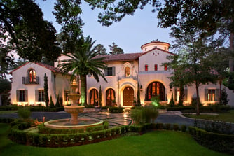 spanish colonial front yard