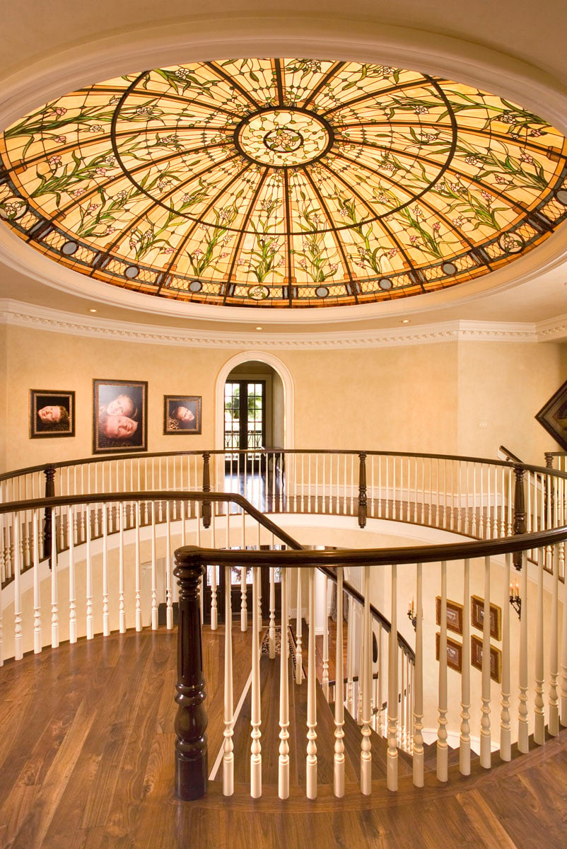 greek revival staircase second floor