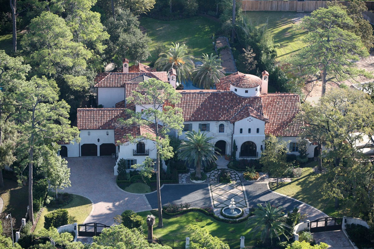 spanish colonial aerial view