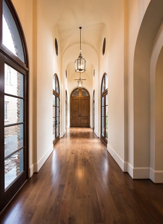 houston luxury home hallway