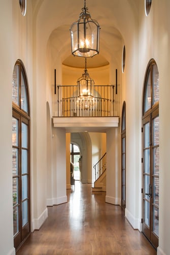 houston luxury home walkway interior