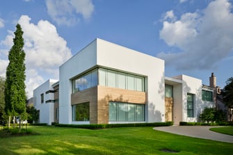 custom tanglewood modern front exterior
