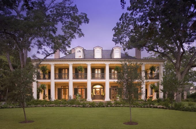 Greek Revival and Colonial style architecture home
