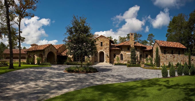 tuscan villa home architecture