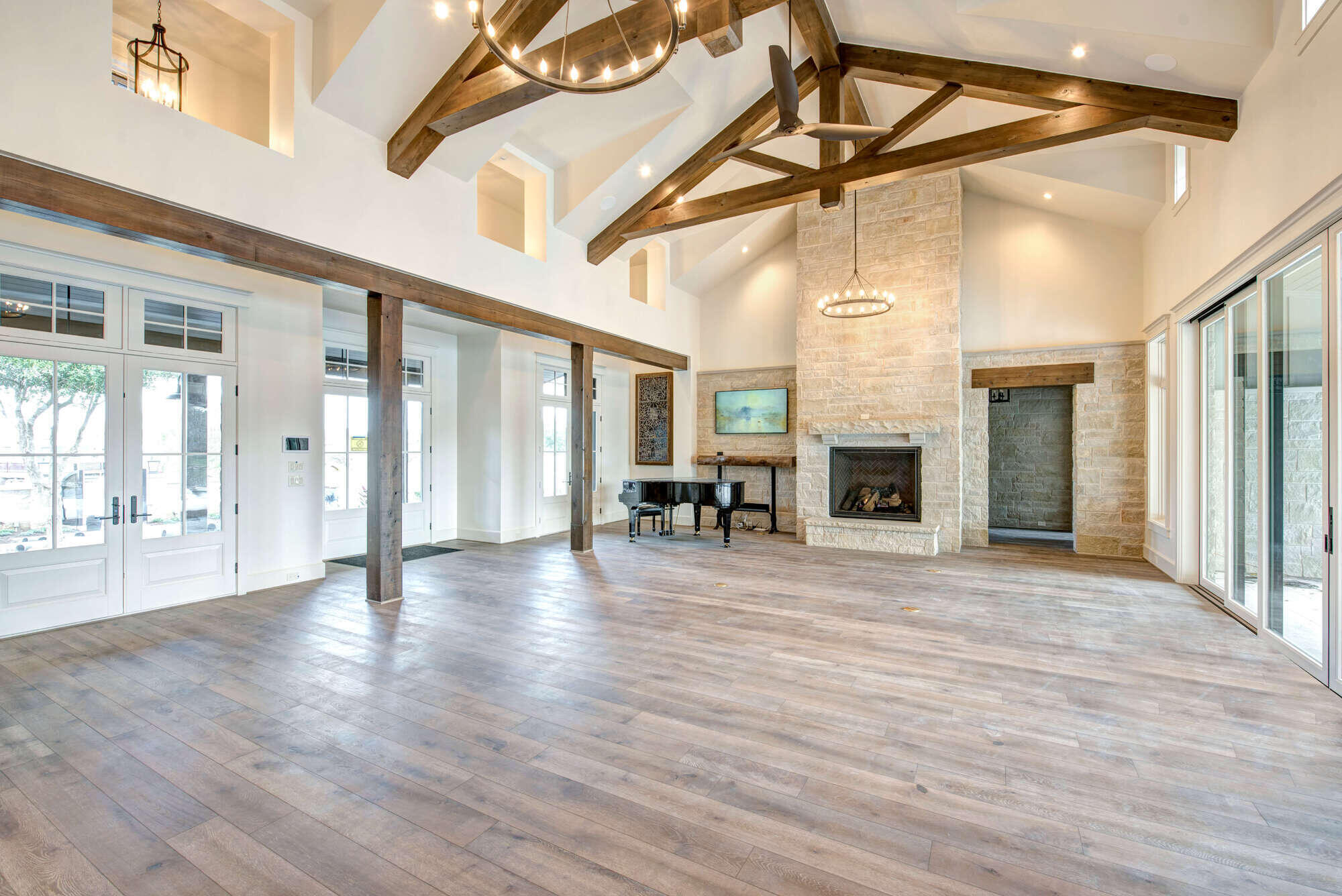 leed platinum living room ceiling