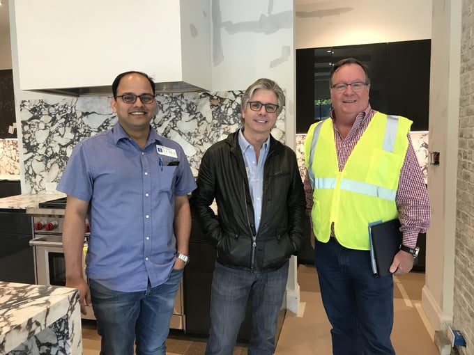 PM Aneesh Bhalerao, Founder Chris Sims, A&M Professor Randy Birdwell