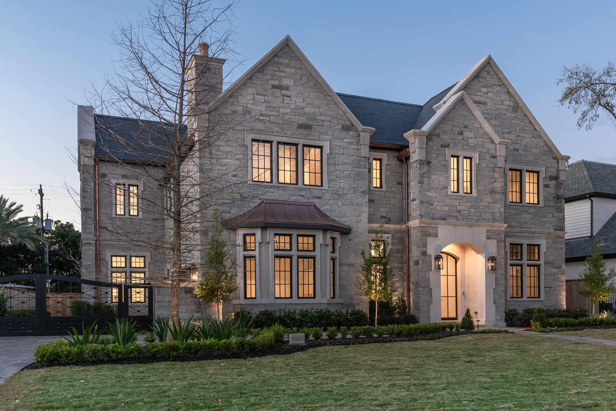 english country manor front exterior