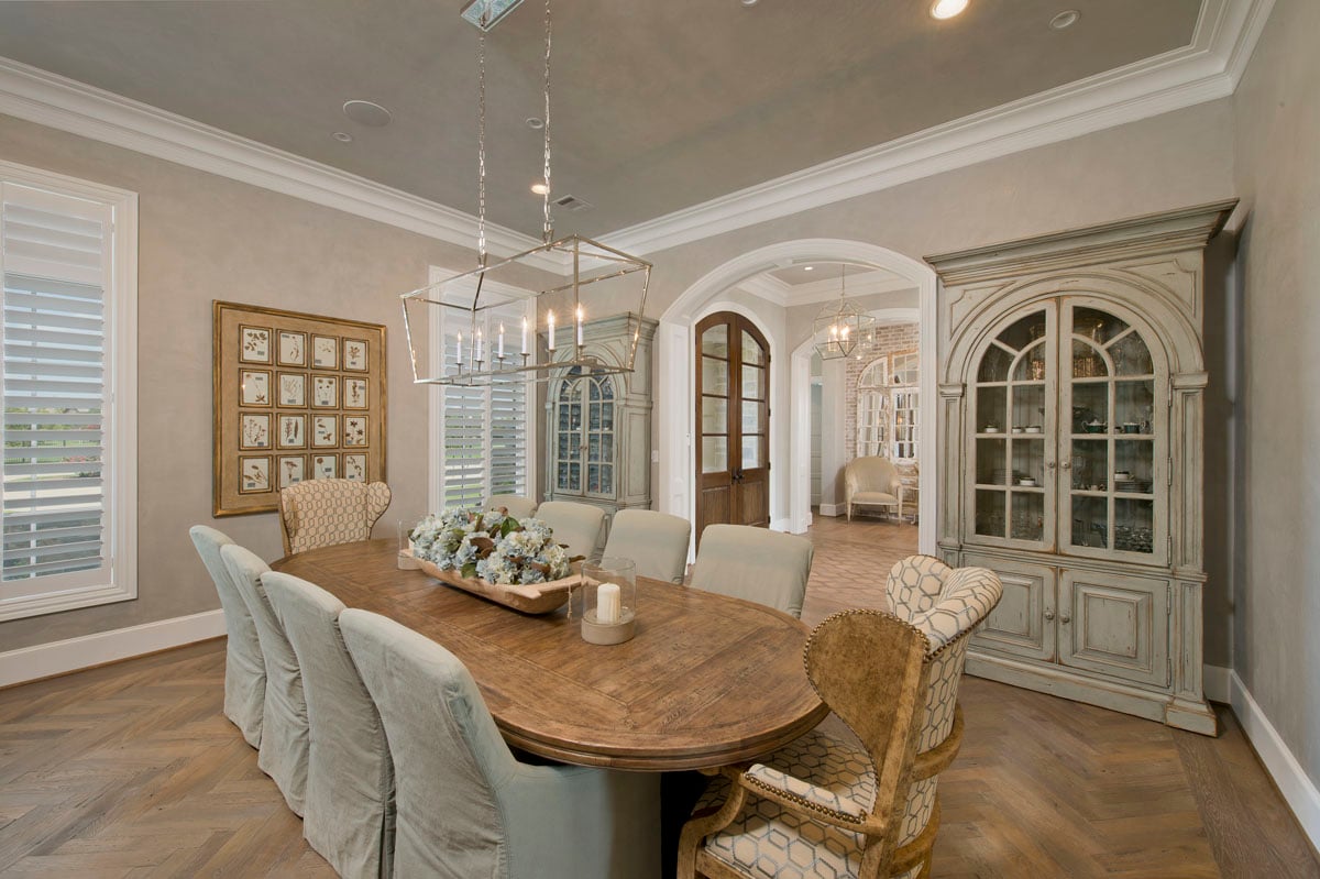 french country dining room