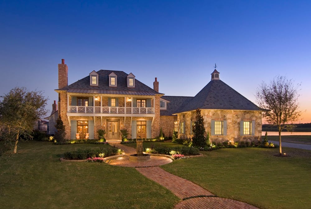 exterior of custom home