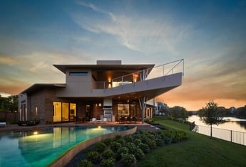 Lake Pointe Modern Home Professional Photography