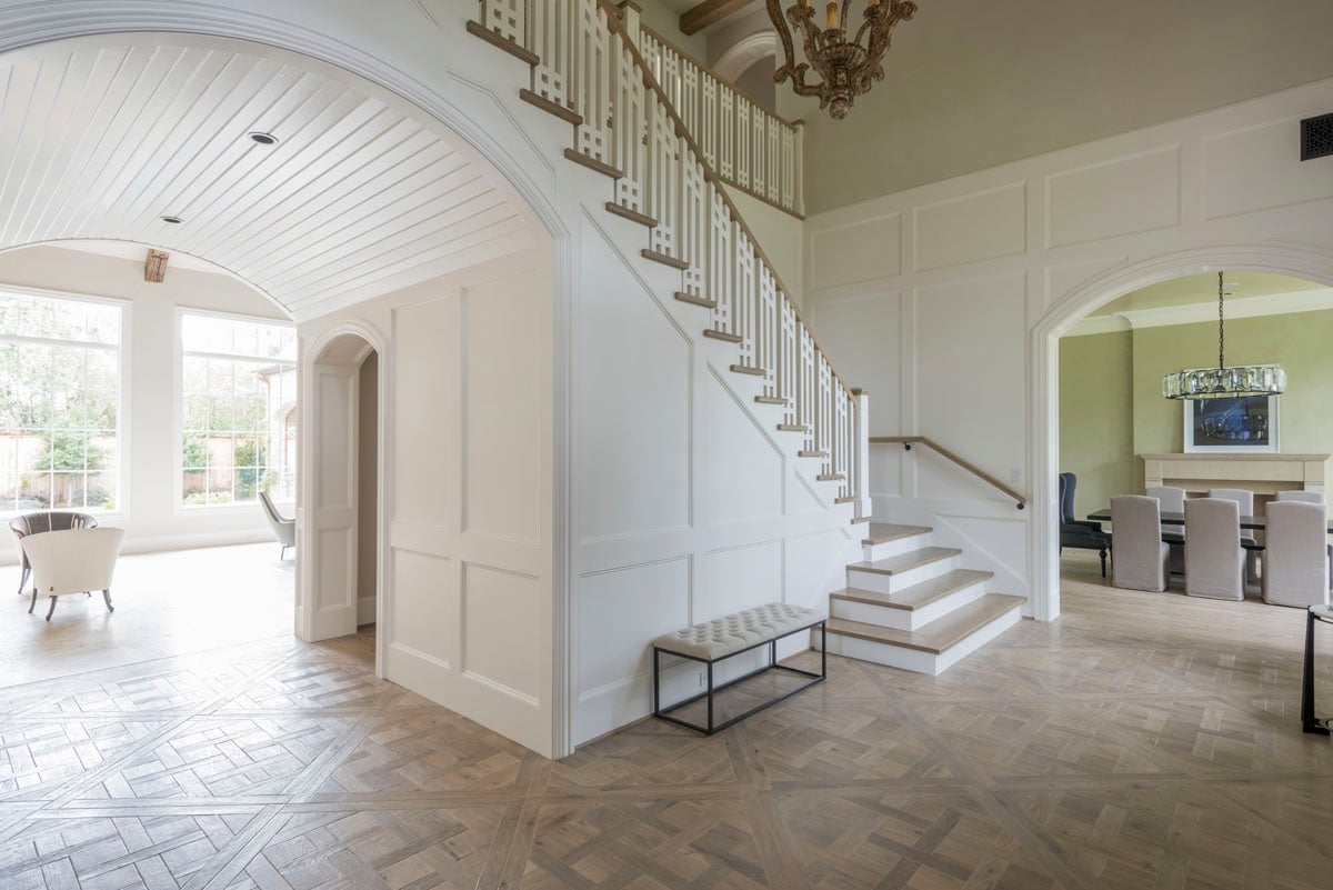 custom english country staircase