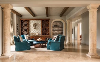 tudor living room style