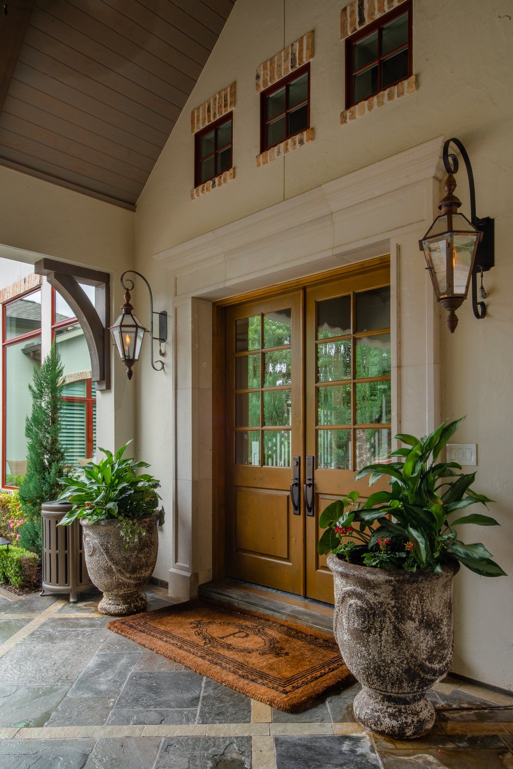 custom home front door