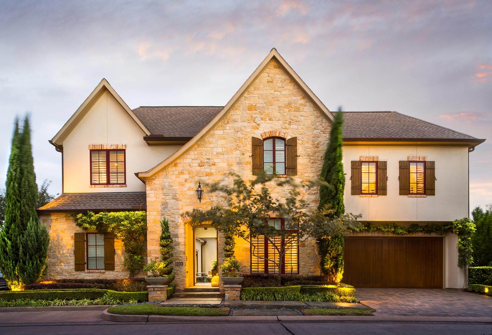luxury home builders English home