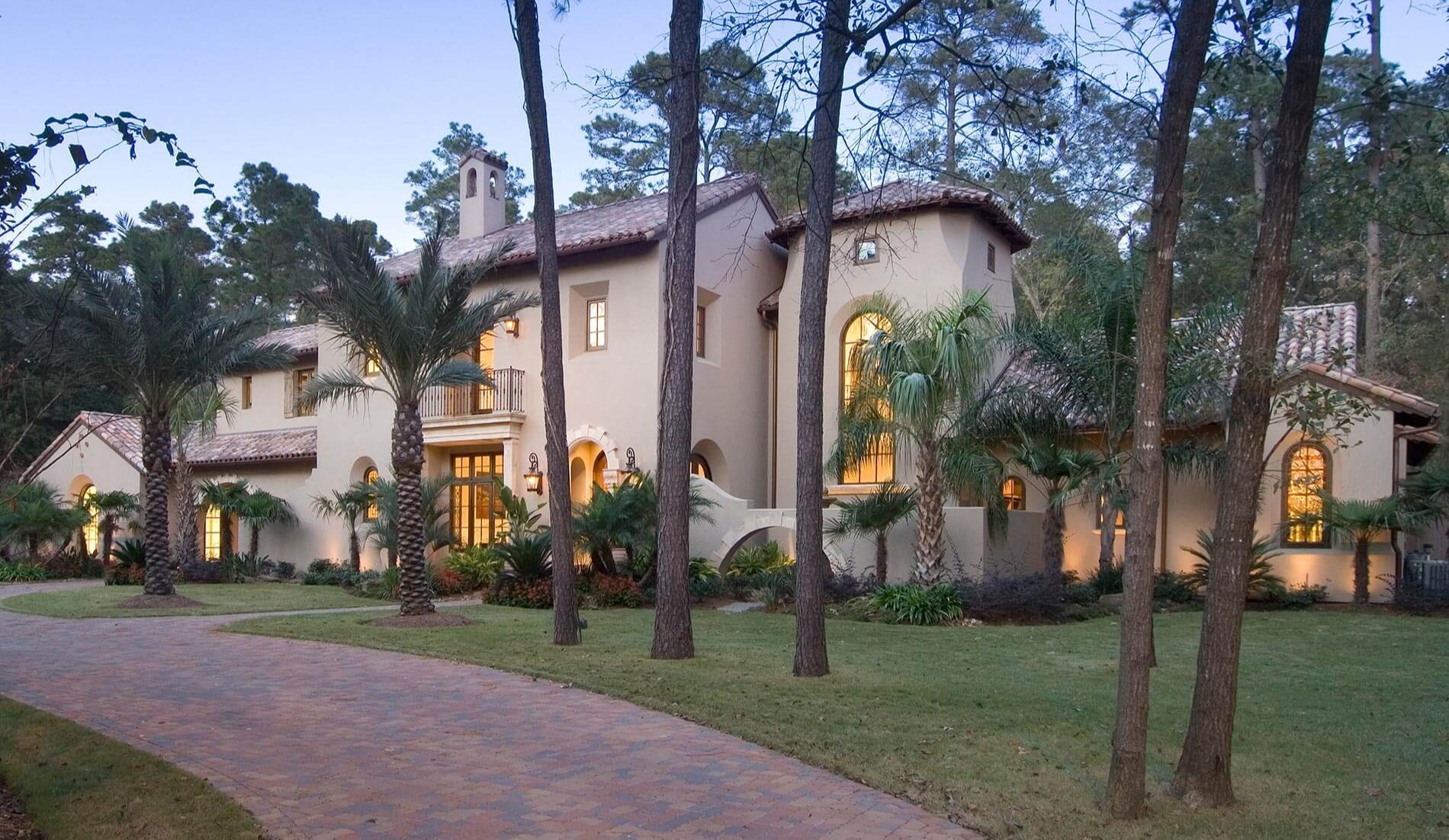 luxury custom built southern Spanish colonial