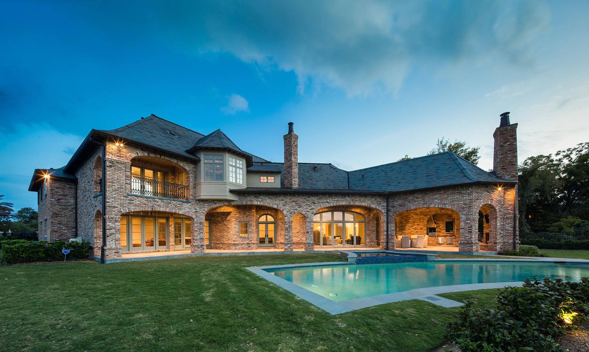 custom built acadian home