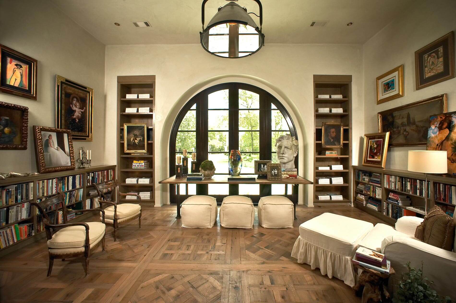 luxury tuscan villa living room
