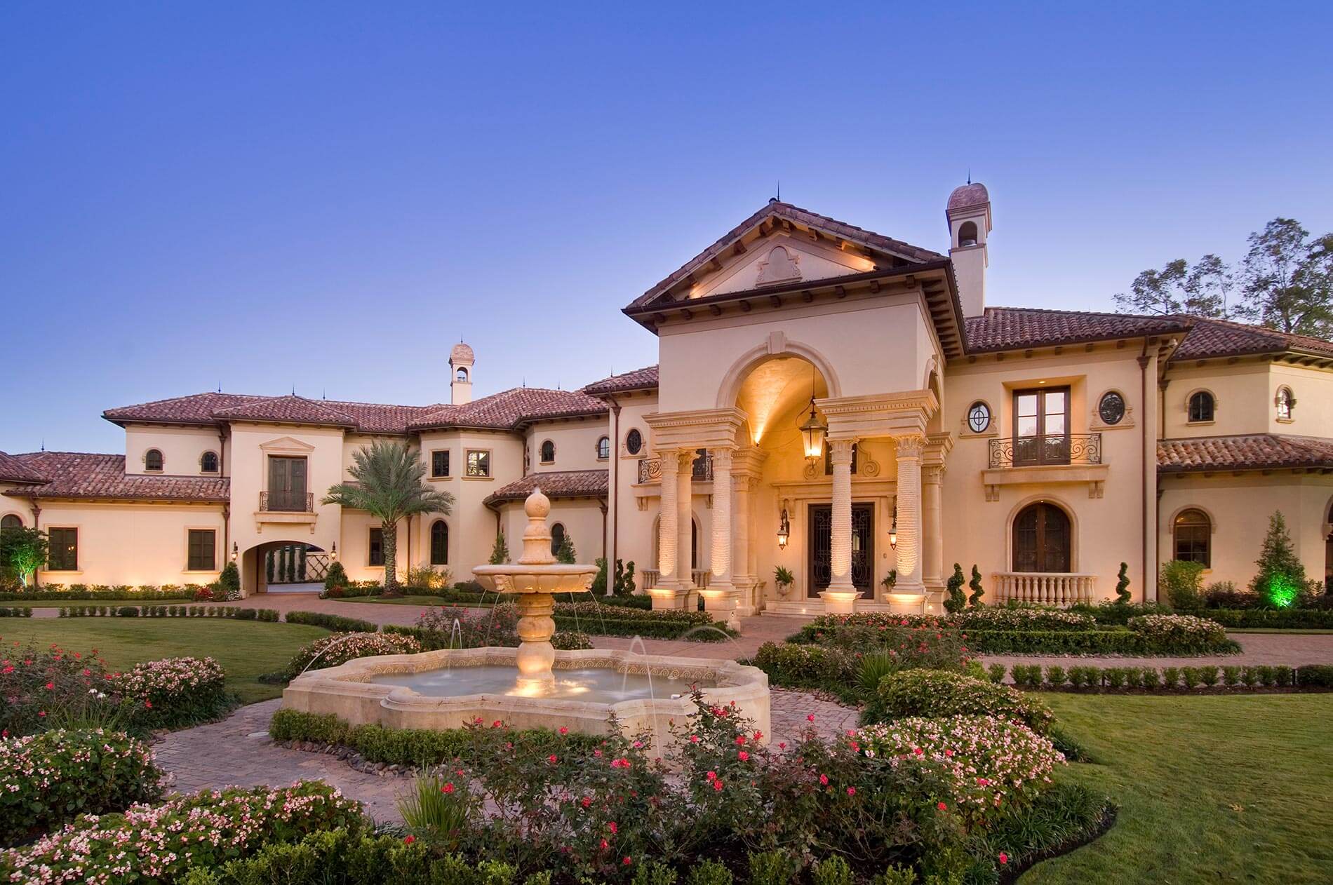 custom built classic Mediterranean