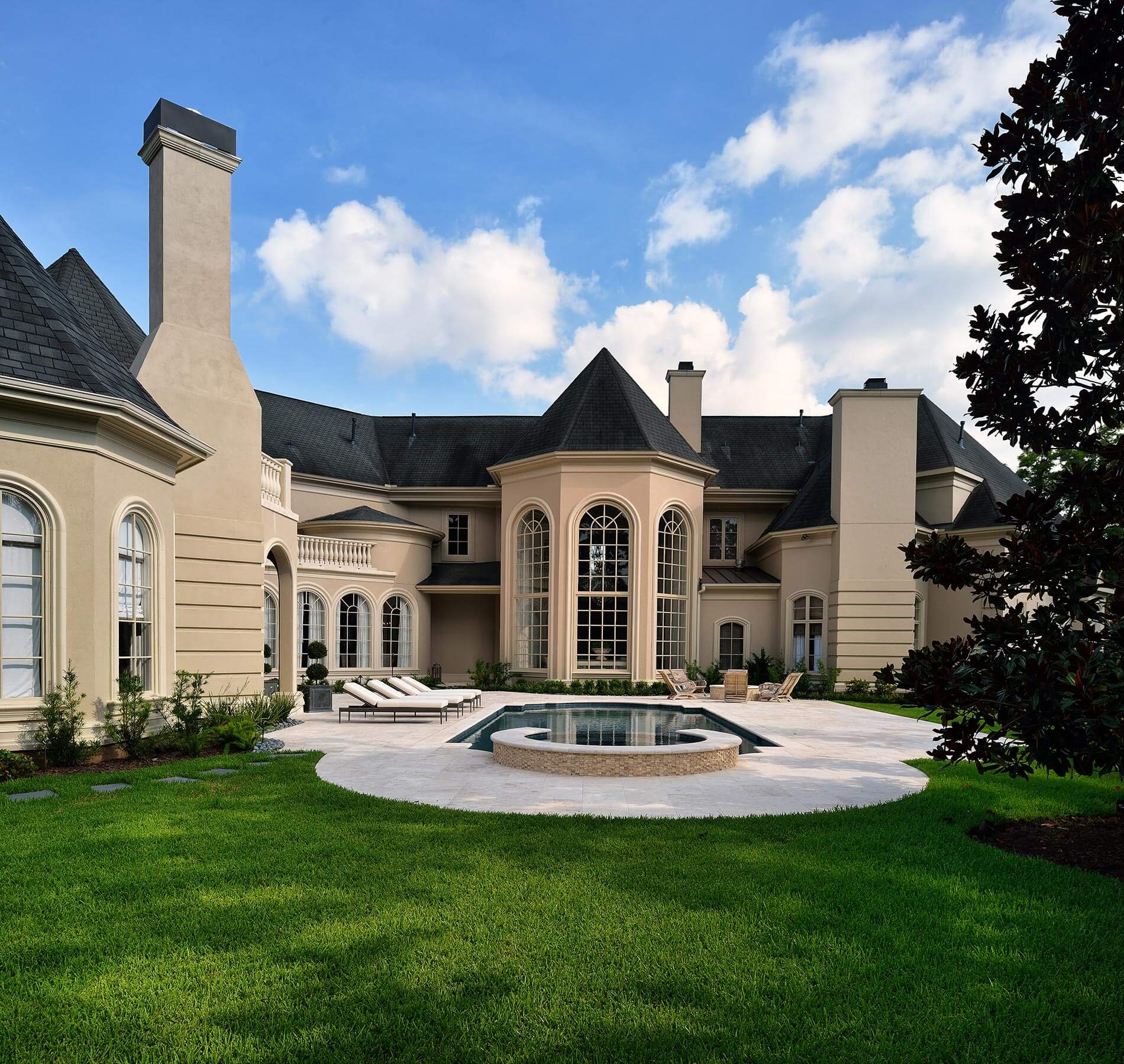 french manor luxury pool