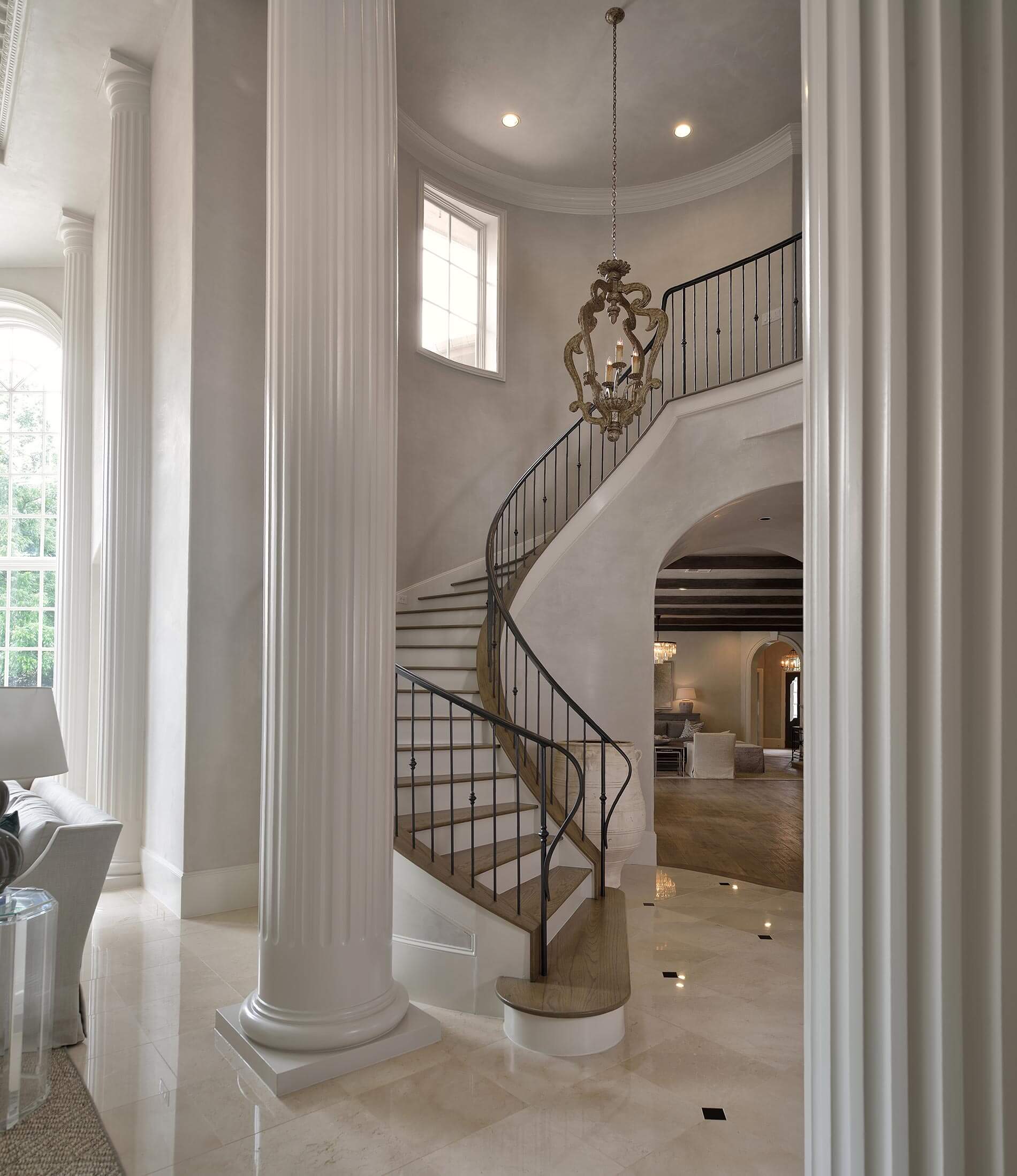french manor spiral staircase 