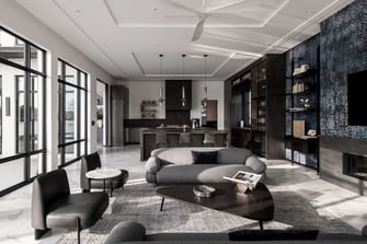 lakeside modern living room