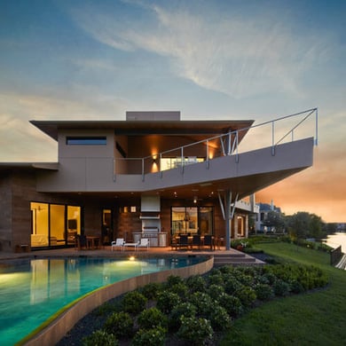 Lakefront Modern Property