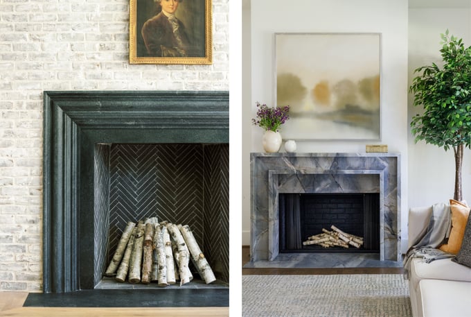 Raised vs. Flush Hearth Fireplaces - Flush 1-1 - 1-2
