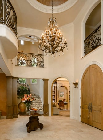 italianate mediterranean entrance
