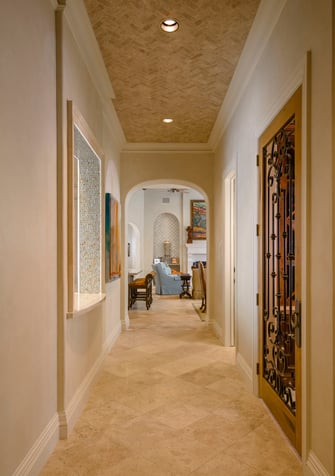 italianate mediterranean hallway