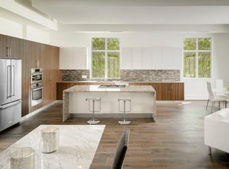 luxury townhouse kitchen houston