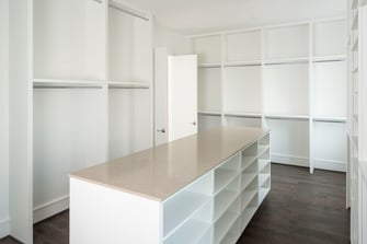 luxury townhome closet room