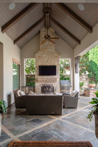 custom english patio