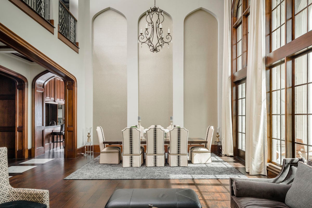 english tudor living room