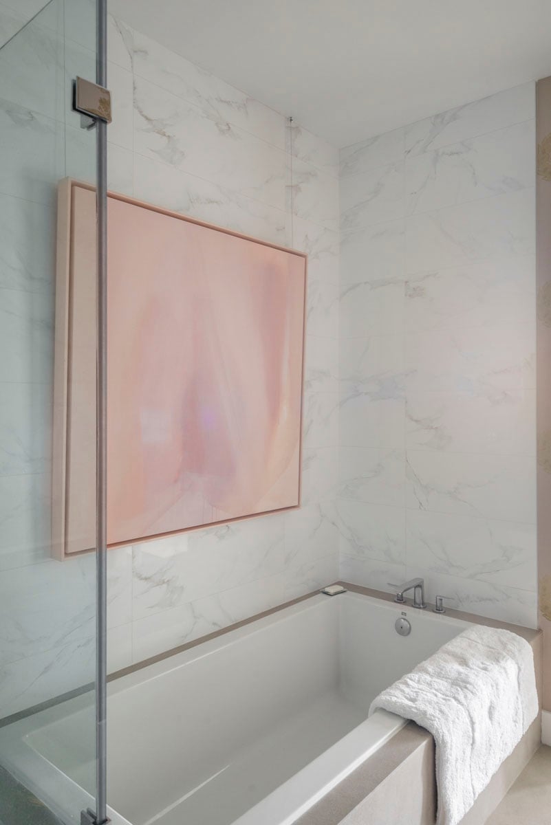 art collector custom condo bathtub