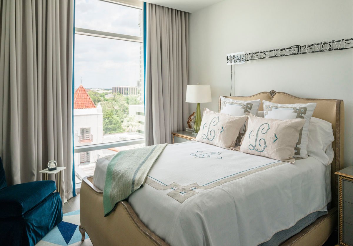 custom modern condo bedroom