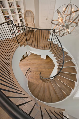 French country staircase back