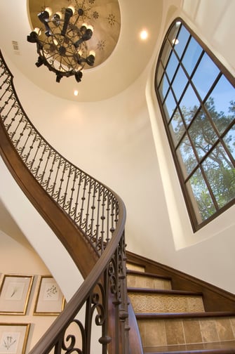 Stairwell spanish colonial