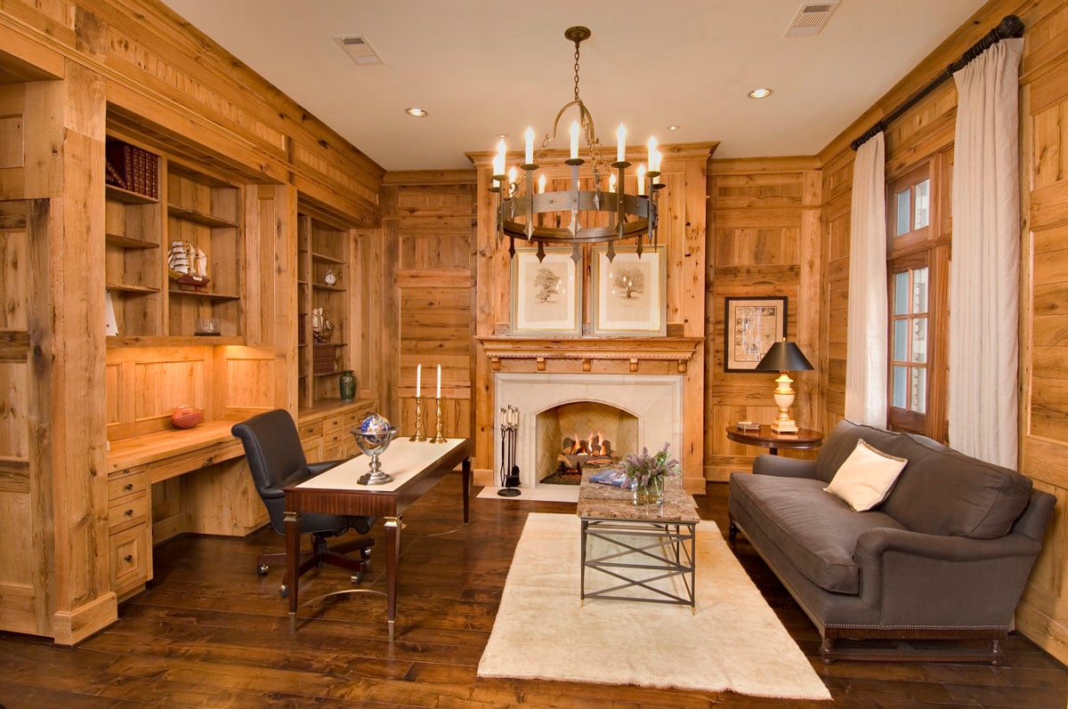 spanish colonial study room