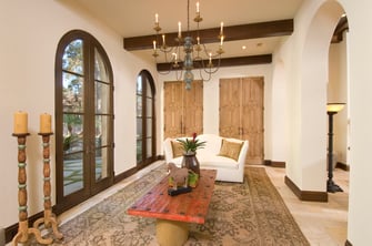 Sunroom spanish colonial room