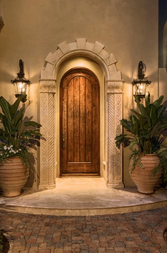 spanish colonial front door