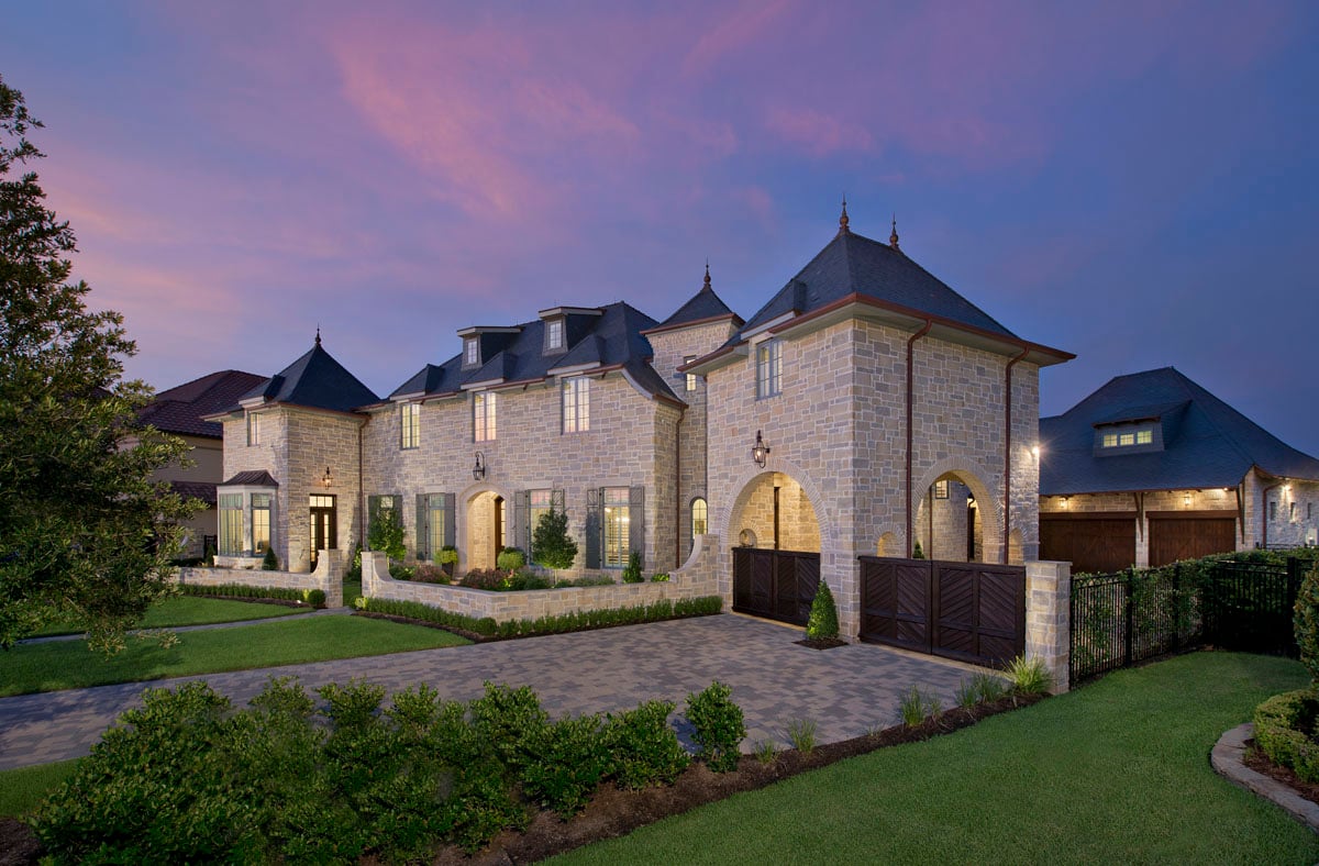 french country manor exterior