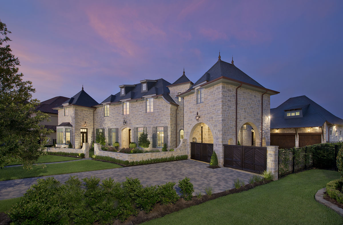 french country manor exterior