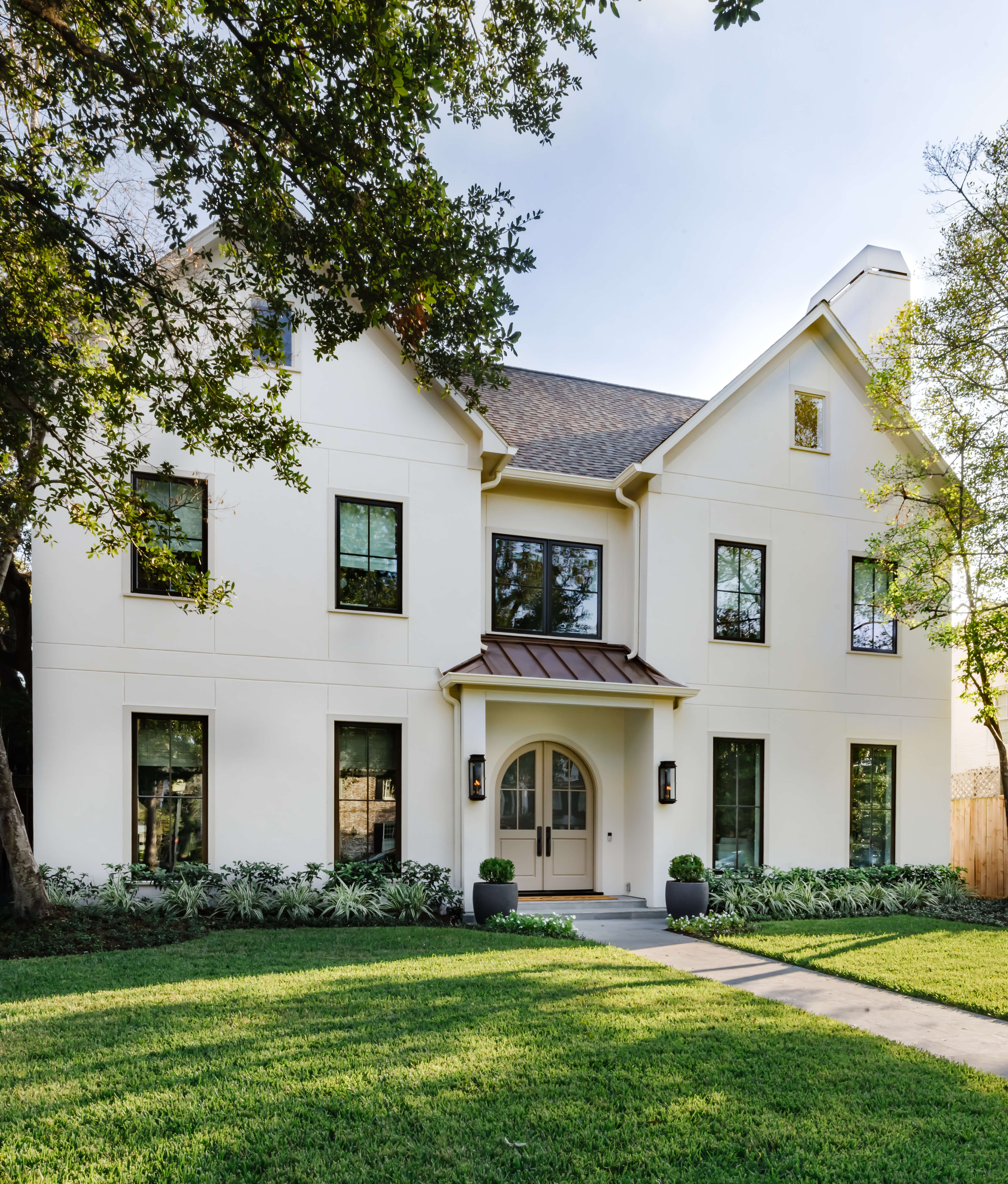 river oaks transitional exterior