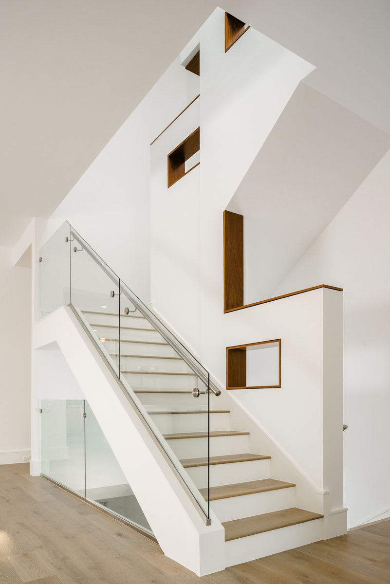 luxury townhome stairway